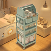4-Tier Nursery Storage Rack for Newborn Items image 2
