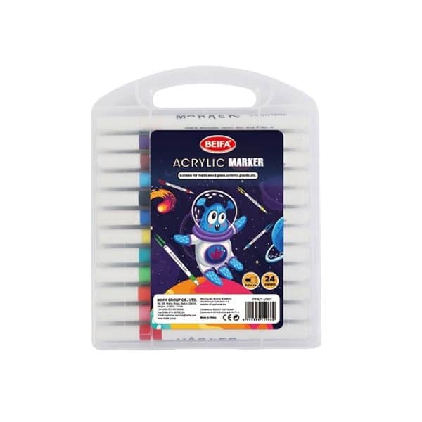 Perfect Dealz 24 Colours Acrylic Marker