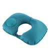 Air Pump U-Shape Washable Inflatable Travel Neck Pillow image 2
