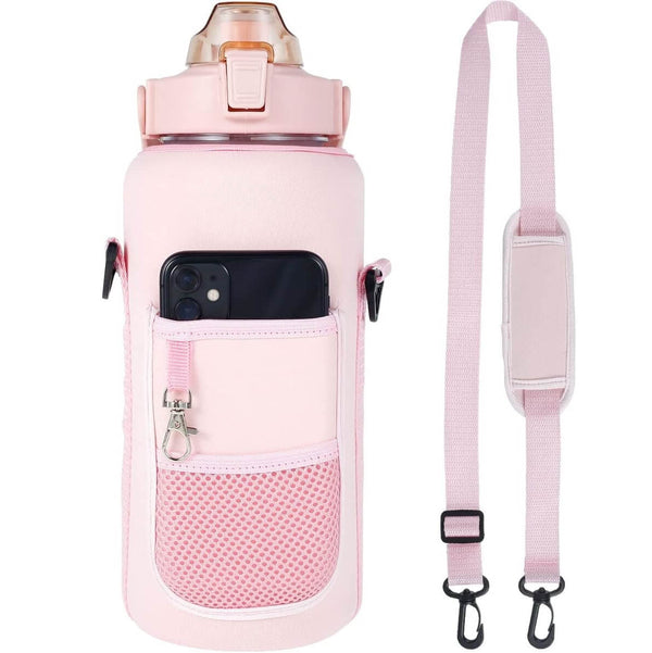 Perfect Dealz 2L Water Bottle Pouch with Shoulder Strap