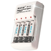 Battery Charger with 4 AA Rechargeable Batteries image 0