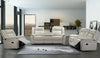 Modern Power Recliner Sofa in a modern living room setting with large windows and elegant decor.
