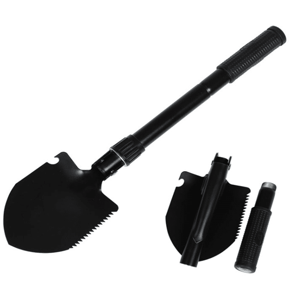 Foldable Camping Shovel with Compass image 1