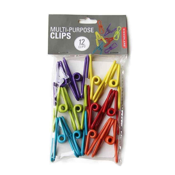 Laminated Steel 12pcs Bag Clips image 1