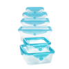 Perfect Dealz 6-Piece Airtight Stackable Fridge Storage Containers
