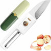 Stainless Steel 2 In 1 Fruit Knife With Peeler image 4