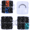 680+45 Piece Plastic Retainer and Push Pin Car Fastener Clips Mixed Kit image 0