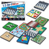 6 in 1 Family Board Game collection featuring multiple classic games for family fun.