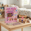 Doll Bedroom Play Set displayed with themed furniture and accessories, perfect for imaginative doll play in a cozy setting.