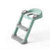 Foldable Children Potty Training Toilet Seat with Step Ladder for toddlers, featuring non-slip steps and dual handrails.