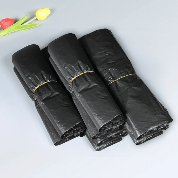 10*100pcs Mini Black Plastic Bags image 2