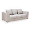 Contemporary 3-Piece Lounge Sofa Set in light beige with plush cushions for modern living.
