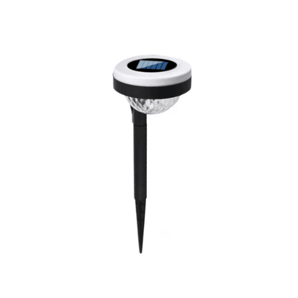 Intelligent Solar Garden Light with solar panel for automatic outdoor illumination in gardens and paths.