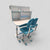 Adjustable Kids Study Desk and Chair Set in blue and white, featuring ergonomic design for comfort during studying.