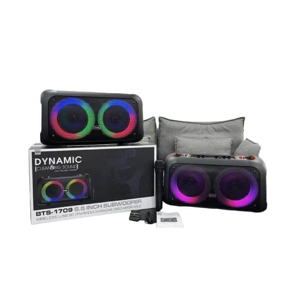Perfect Dealz Portable Subwoofer Bluetooth Speaker with Wireless MIC
