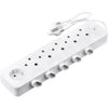 Perfect Dealz 11 Way Multi Plug Adapter with Switches