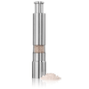 Chef Master Adjustable Salt & Pepper Grinder showcasing its sleek stainless steel design with salt and pepper granules.
