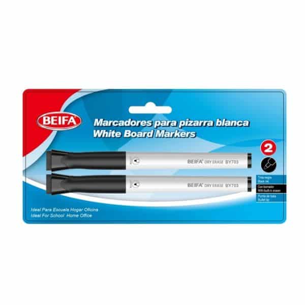 Perfect Dealz Two Black Colours Whiteboard Markers