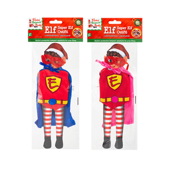Perfect Dealz Festive Elf Superhero Costume