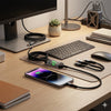 100W 3 in 1 Fast Charging USB Cable