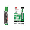 6 pcs Green Permanent Marker packaging and marker, designed for bold and long-lasting green markings.