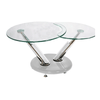 Perfect Dealz Swivel Glass Coffee Table