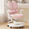 Adjustable Height Upholstered Childrens Chair in pink with ergonomic design for kids' comfort and support.