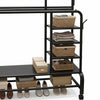 120cm 3-Tier Double-Rail Drying Rack With Wheels