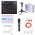 Perfect Dealz Podcast Equipment Bundle E300 Mic Kit with V8 Live Sound Card Black
