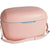 10L Hard Shell Cooler Box in pink color with a removable strap for easy transport.