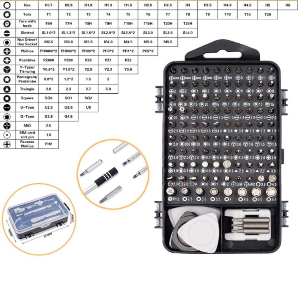 Perfect Dealz 135-Piece Combination Screwdriver Set