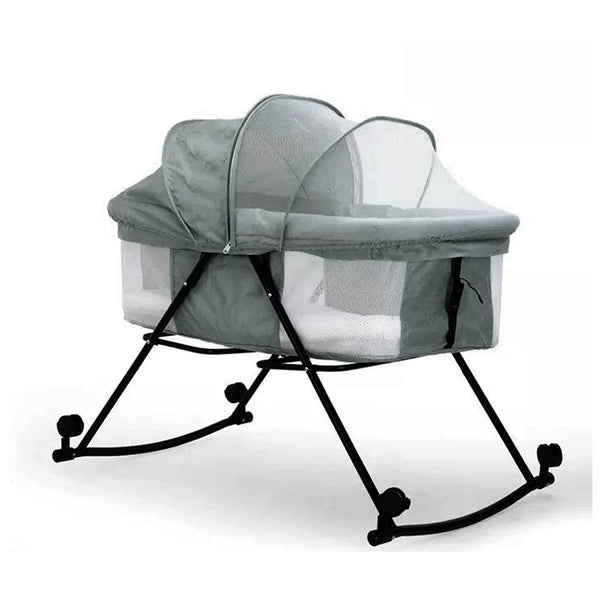 Perfect Dealz Baby Rocker Bassinet Crib & Co-Sleeper with Detachable Mosquito Net