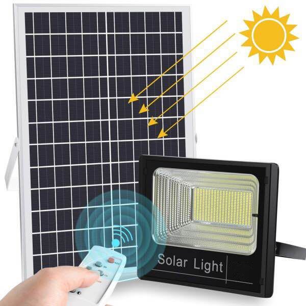 100W Solar Panel and Flood Light image 3