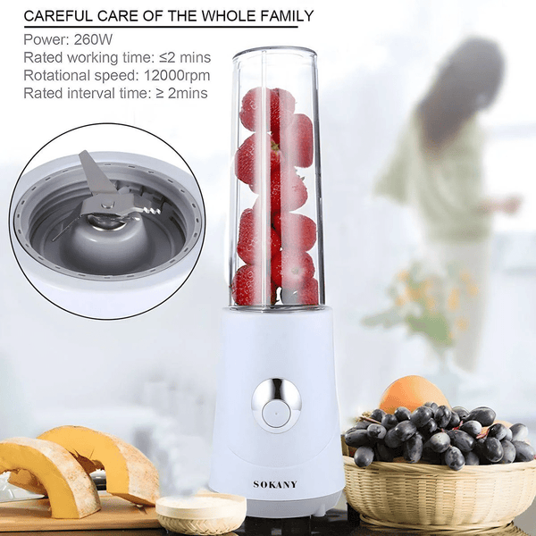 Perfect Dealz 260W Mini Smoothie Maker with Powerful Motor