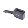 100W Dual Socket & USB Car Charger with dual ports and USB outlets for easy charging in vehicles.
