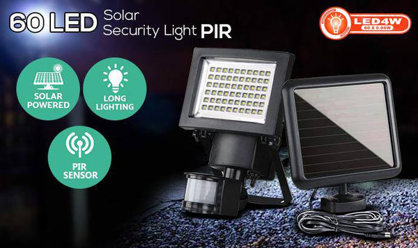 60 LED Solar Security Light With PIR image 3