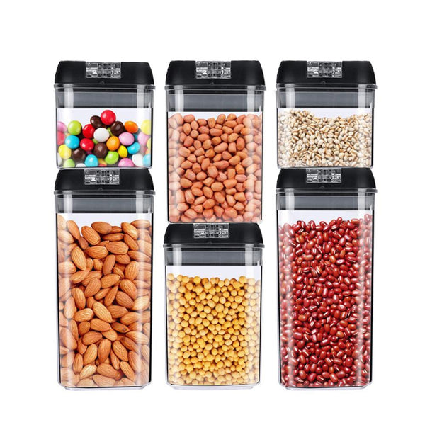 6 Pieces Airtight Food Storage Containers Set image 1