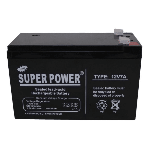 Perfect Dealz 12V 7A Super Power Sealed Rechargeable Battery