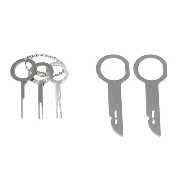 19-Piece Car Trim & Panel Removal Tool Kit includes metal tools for removing car panels and trims safely.