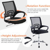 Ergonomic Mid-Back Mesh Office Chair features rotation function and height adjustment for customizable comfort.