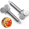 Perfect Dealz Stainless Steel Double Wheel Pizza Cutter