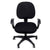 Adjustable Work Office Chair - Ergonomic Comfort for You with a sleek black design for enhanced workplace productivity.