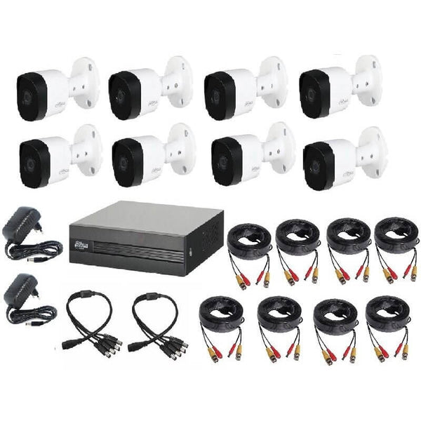8 Channel 8 Way Wireless CCTV Camera Surveillance Kit image 0