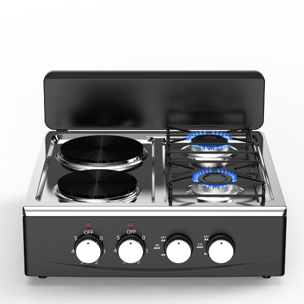 Perfect Dealz 4 Burner Electric and Gas Stove
