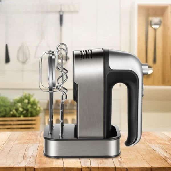Perfect Dealz Stainless Steel Hand Mixer with Stand