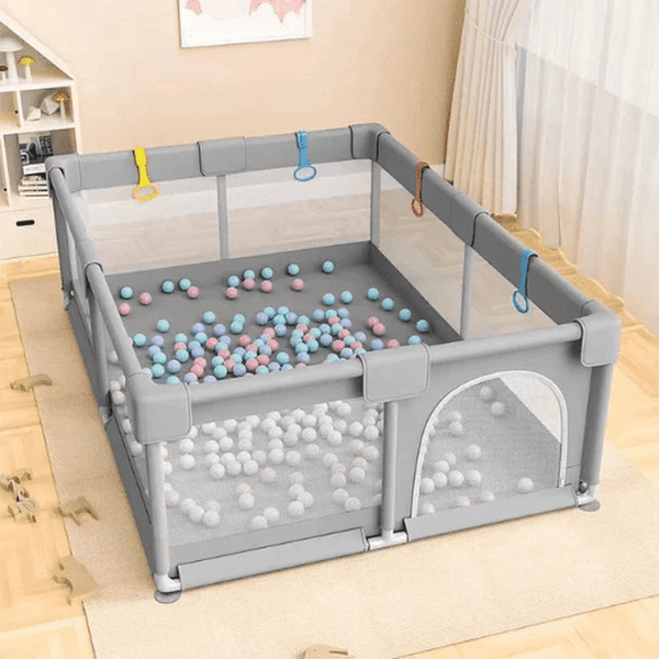 Perfect Dealz Portable Toddler Playpen with Breathable Mesh Sides