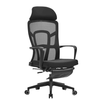Ergo Mesh Office Chair with Headrest, designed for ergonomic support and comfort during long hours of work.