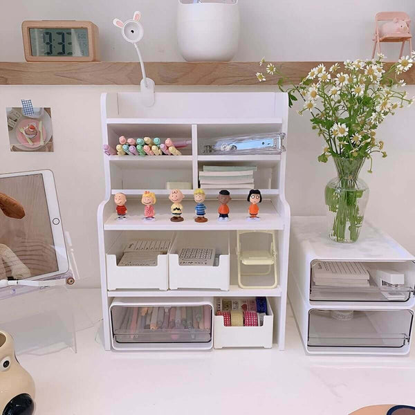 Perfect Dealz Minimalistic Fiber Board Desktop Organizer