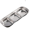 Perfect Dealz 20 cm Stainless Steel Mini Compartment Dipping Bowls