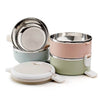 Perfect Dealz 3 Layer Round Stainless Steel Thermal Insulated Lunch Box